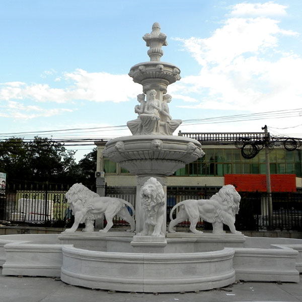 Extra Large Commercial Fountains for Sale Fabrication Round Marble Fountain Driveway