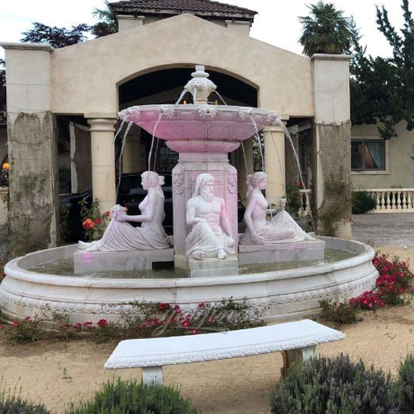 Extra Large Commercial Fountains for Sale Fabrication Large Stone Marble Fountain Outdoor