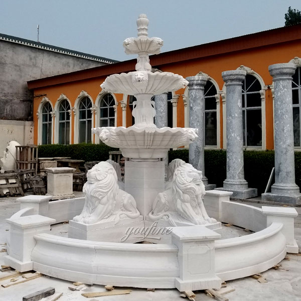 Large Tiered Fountain with Spraying Cost 3 Tiered Stone Water Fountains Driveway