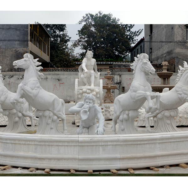 Extra Large Commercial Fountains for Sale Price Driveway White Stone Fountain for Sale