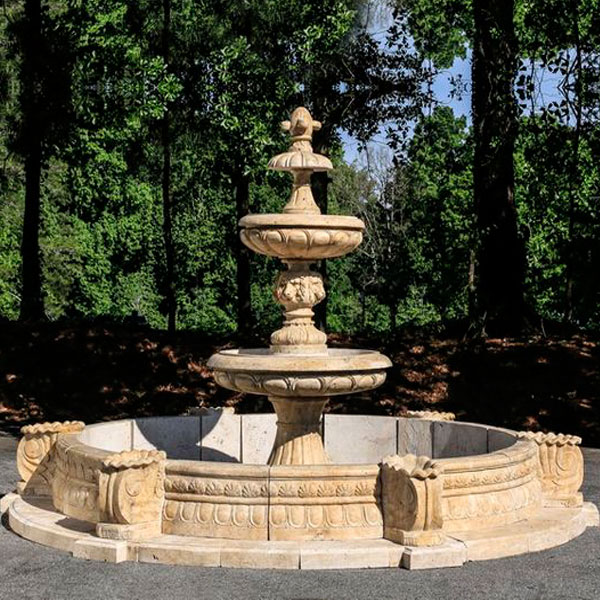 love angel fountain Hand Carved Outdoor Antique Angel Water Wall Fountain