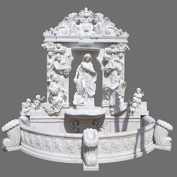 angels baby fountain small hand carved marble angel and kid water fall fountain outdoor