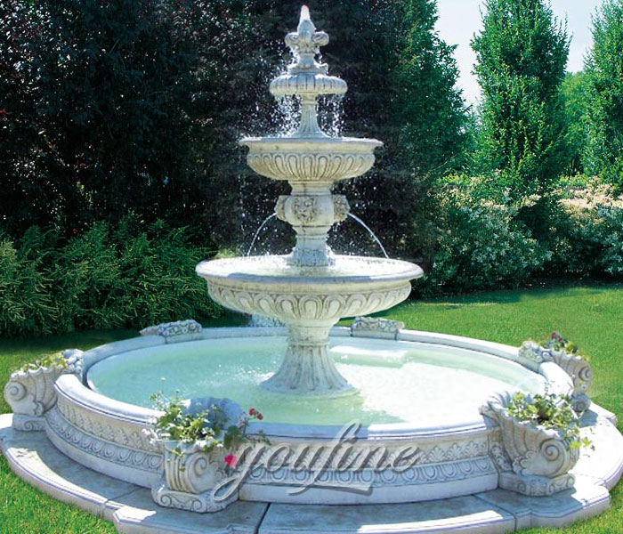 Outdoor water fountains san diego for yard